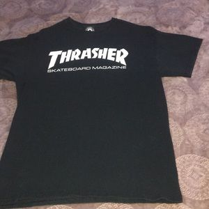 Black thrasher T-shirt
